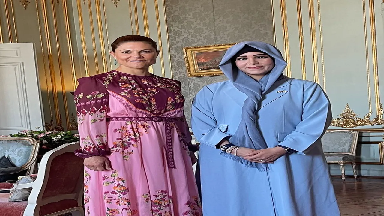 ولية عهد السويد تستقبل لطيفة بنت محمد لتعزيز التعاون الثنائي